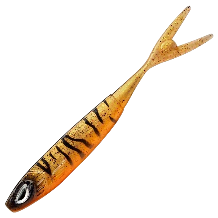 Berkley Sick Vamper Haukijigi 22cm 44g, väri Motoroil Burbot: oranssinruskea runko ja tummat raidat