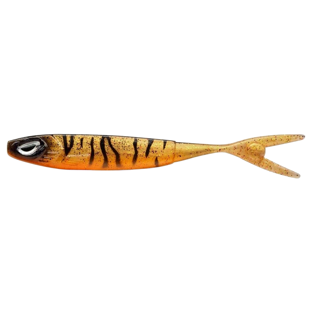 Berkley Sick Vamper Haukijigi 22cm 44g Motoroil Burbot sivulta, pää vasemmalla