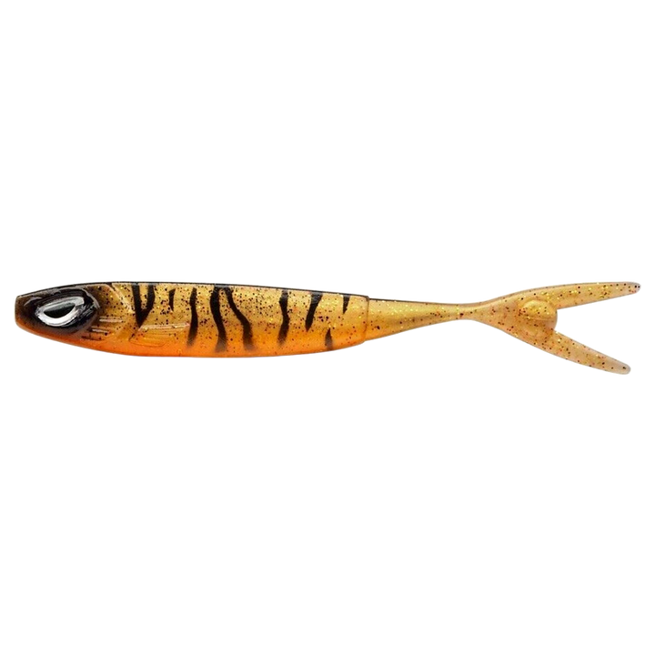 Berkley Sick Vamper Haukijigi 22cm 44g Motoroil Burbot sivulta, pää vasemmalla