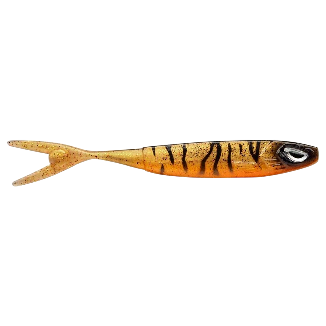 Berkley Sick Vamper Haukijigi 22cm 44g Motoroil Burbot sivulta, pää oikealla
