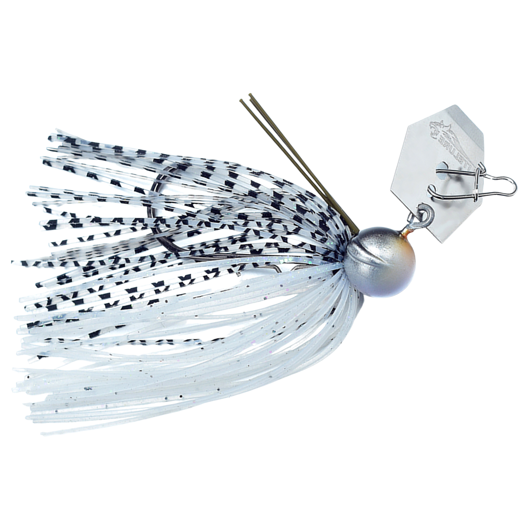 BIM Tackle Roaring Lion Blade Chatterbait 7g Silver Shine sivulta, pää oikealla