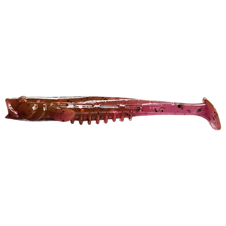 Crazy Fish Nano Minnow Jigi 2.8" 12 sivulta, pää vasemmalla