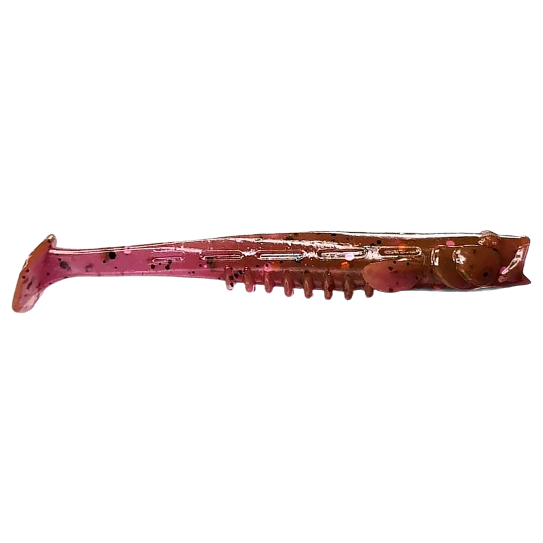 Crazy Fish Nano Minnow Jigi 2.8" 12 sivulta, pää oikealla