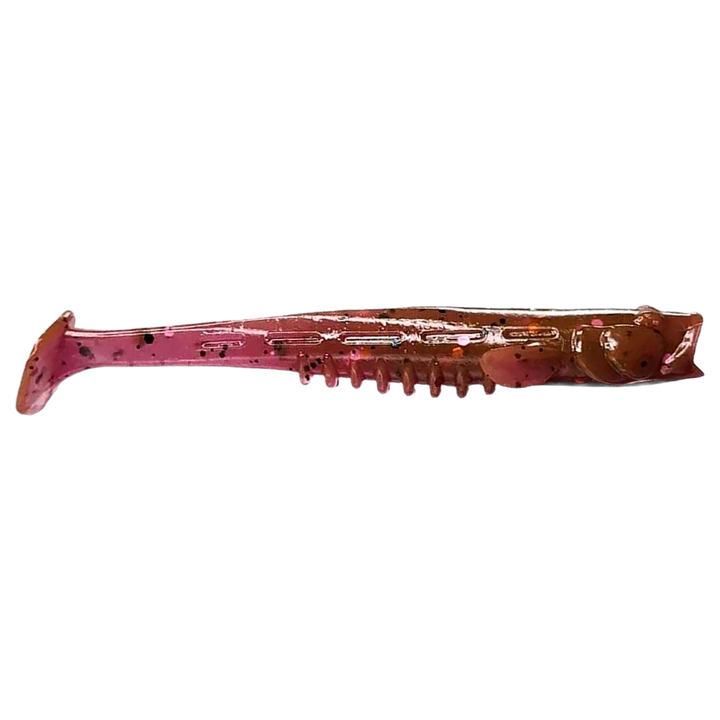 Crazy Fish Nano Minnow Jigi 2.8" 12 sivulta, pää oikealla