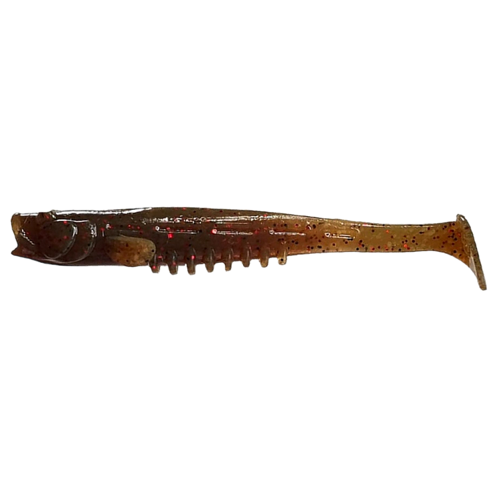 Crazy Fish Nano Minnow Jigi 2.8" 14/6 sivulta, pää vasemmalla