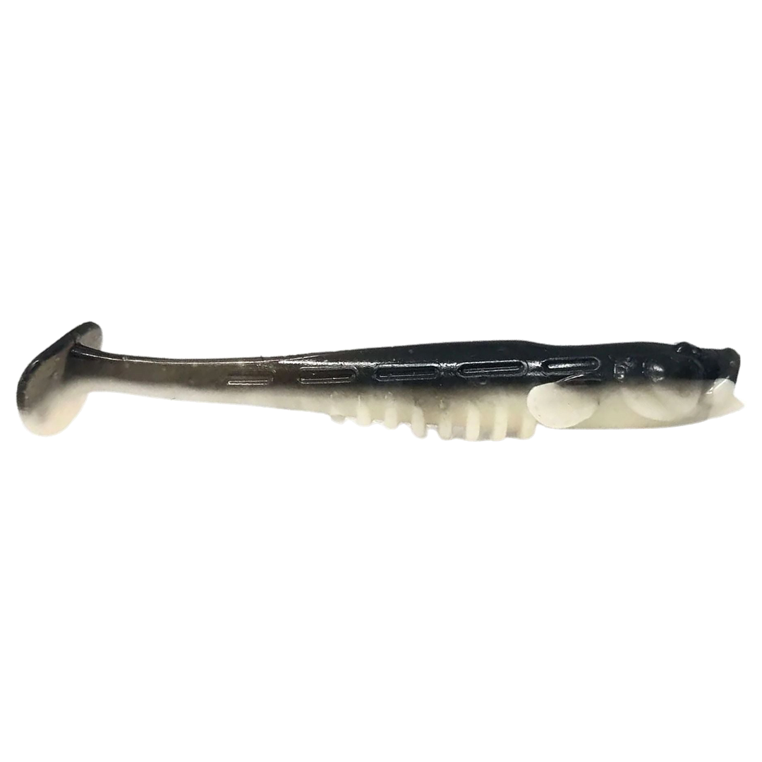 Crazy Fish Nano Minnow Jigi 2.8" 28d sivulta, pää oikealla