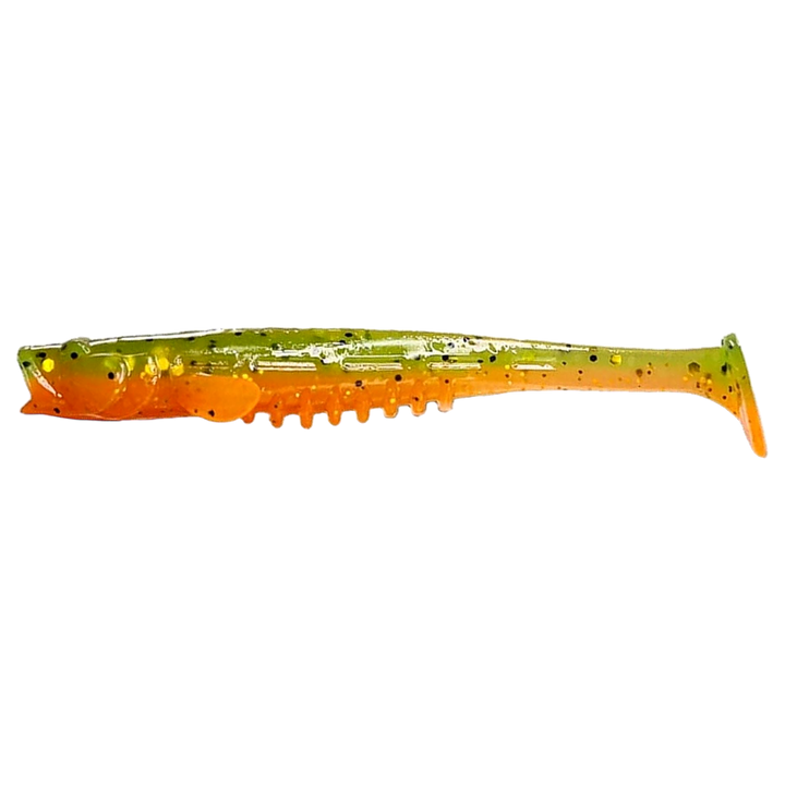 Crazy Fish Nano Minnow Jigi 2.8" 5d sivulta, pää vasemmalla