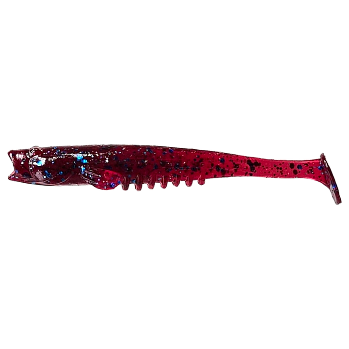 Crazy Fish Nano Minnow Jigi 2.8" 73 sivulta, pää vasemmalla