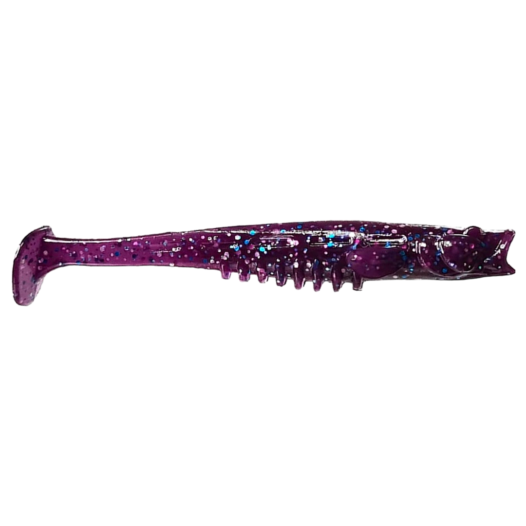 Crazy Fish Nano Minnow Jigi 2.8" 98 sivulta, pää oikealla