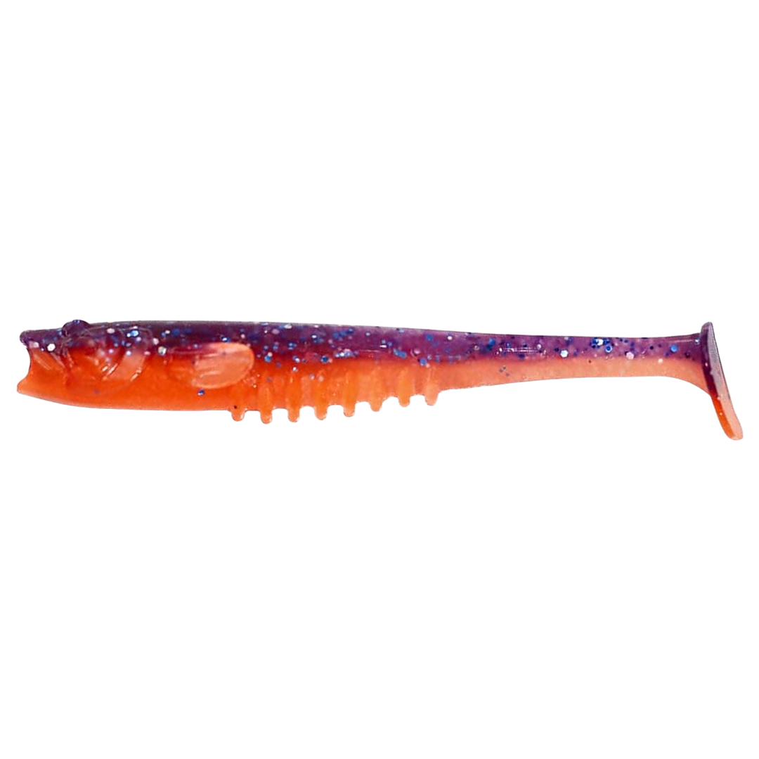 Crazy Fish Nano Minnow Jigi 2.8" 98d sivulta, pää vasemmalla