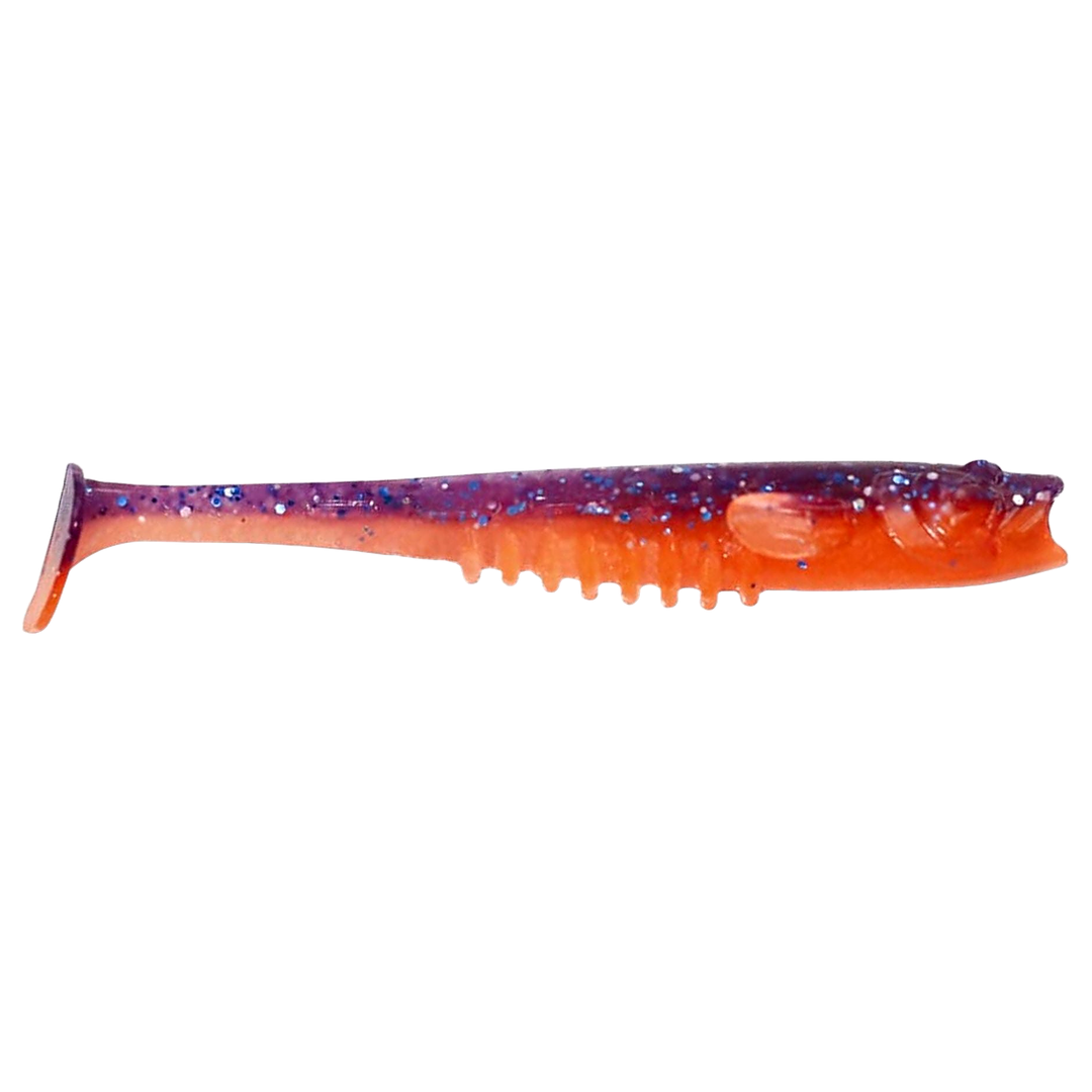 Crazy Fish Nano Minnow Jigi 2.8" 98d sivulta, pää oikealla