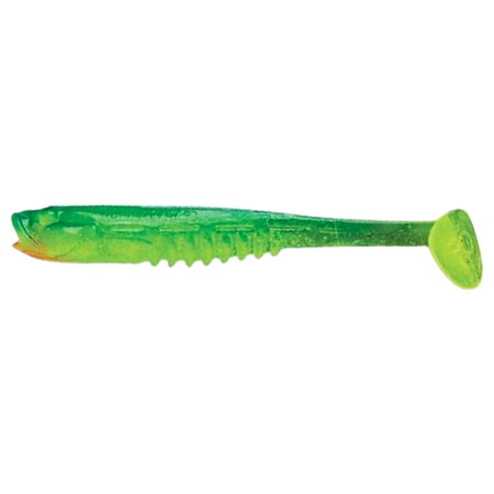 Crazy Fish Nano Minnow Jigi 2.8" C12 sivulta, pää vasemmalla