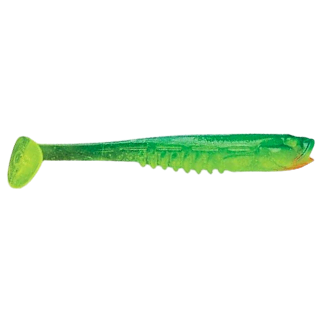 Crazy Fish Nano Minnow Jigi 2.8" C12 sivulta, pää oikealla