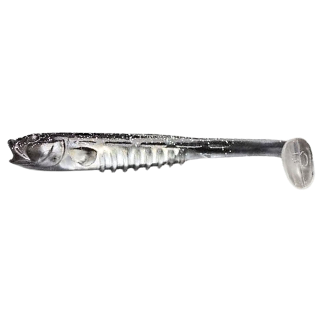 Crazy Fish Nano Minnow Jigi 3.5" C10R sivulta, pää vasemmalla