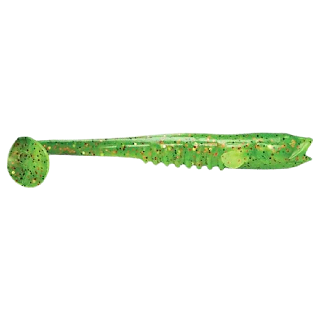 Crazy Fish Nano Minnow Jigi 5" 22 sivulta, pää oikealla