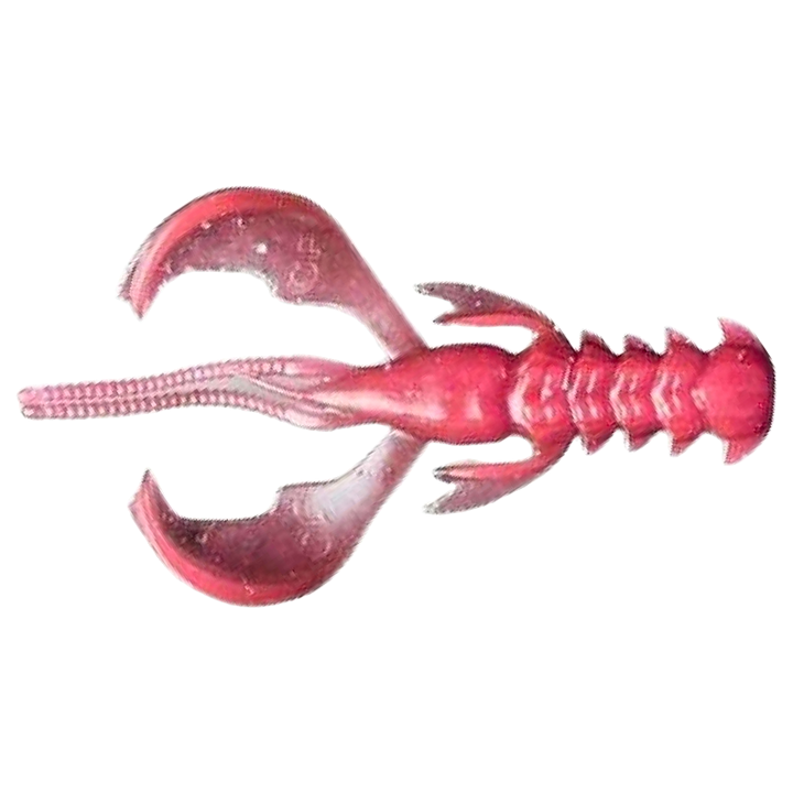 Crazy Fish Nimble kelluva Jigi 2.5" Pink Provoker (23D) alapuolelta, pää vasemmalla