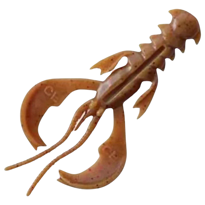 Crazy Fish Nimble kelluva Jigi 3.2", väri UV Motoroil (14): läpikuultava oranssinruskea runko