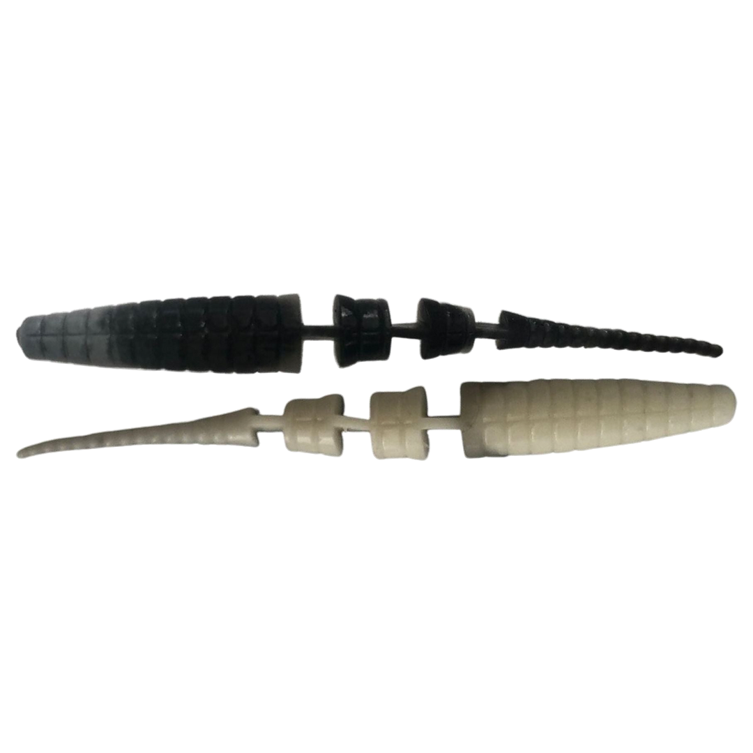Crazy Fish Polaris kelluva Jigi 3" 28d ylä- ja alapuolelta