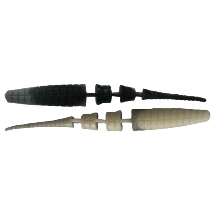 Crazy Fish Polaris kelluva Jigi 3" 28d ylä- ja alapuolelta