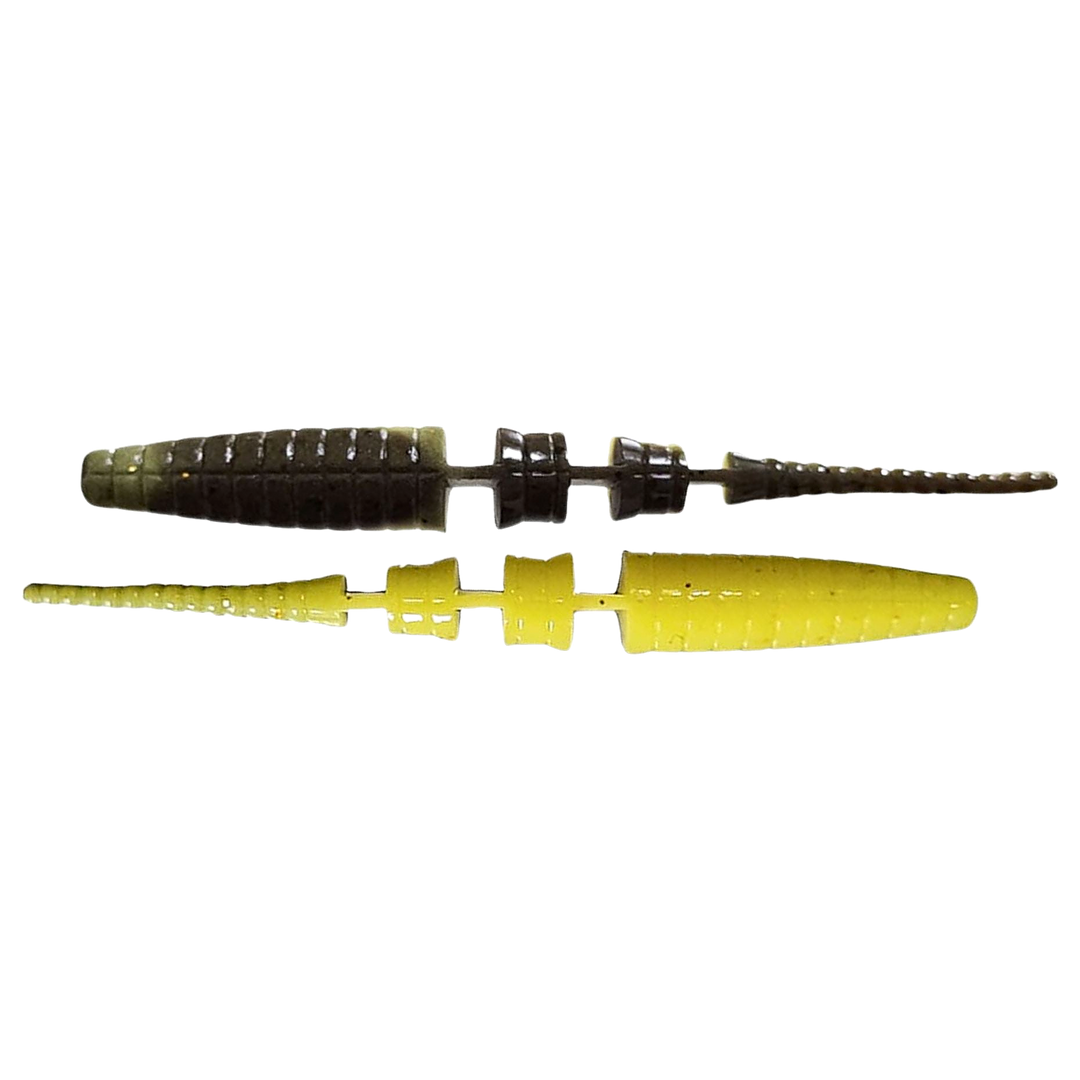 Crazy Fish Polaris kelluva Jigi 3" 30d ylä- ja alapuolelta