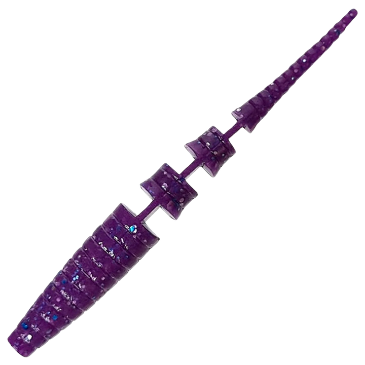 Crazy Fish Polaris kelluva Jigi 3", väri 98: violetti runko