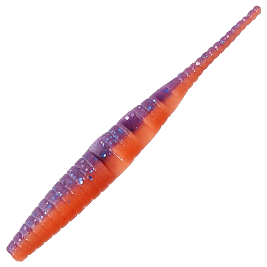 Crazy Fish Polaris kelluva Jigi 3", väri 98d: violetti selkä ja oranssi vatsa
