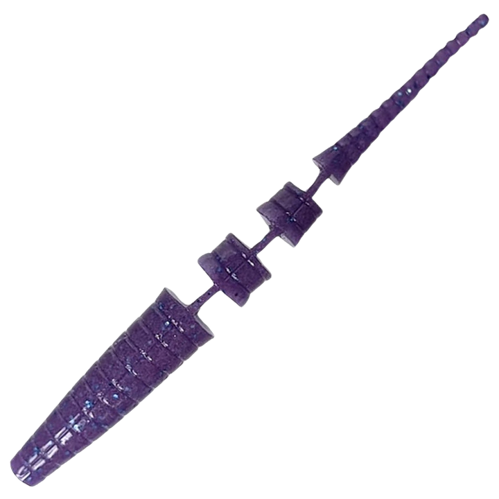 Crazy Fish Polaris kelluva Jigi 3", väri 99: tumma violetti runko