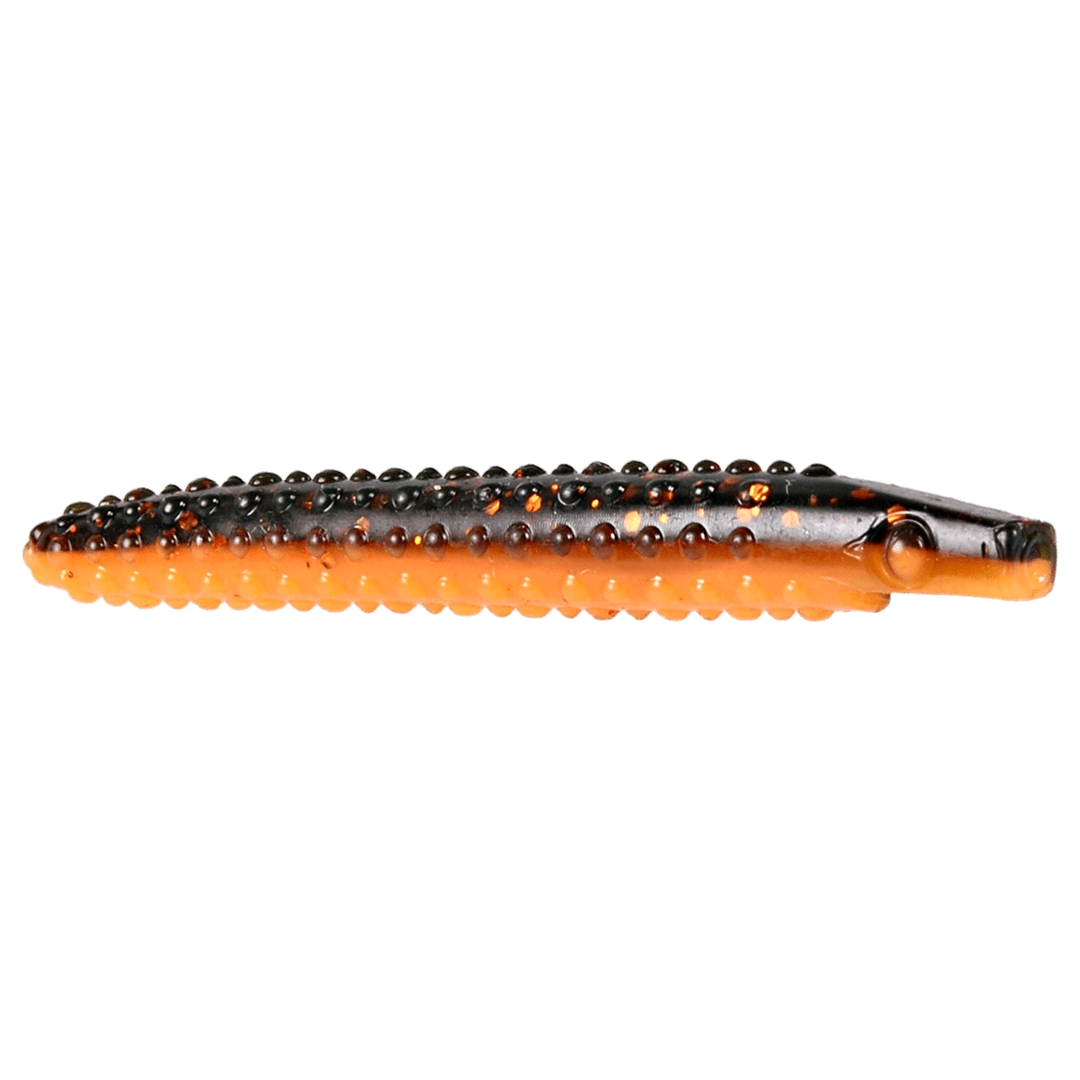 CWC Pig Pickle Jigi 8cm Black Pumpkin sivulta, pää oikealla
