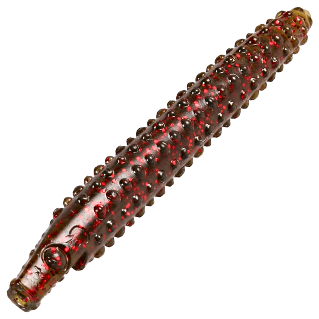 CWC Pig Pickle Jigi 8cm, väri Watermelon Red Flake: tummanruskea runko ja punaiset hileet