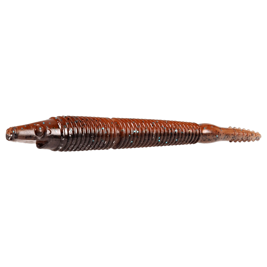 CWC Pigster Crawler Jigi 10cm Cinnamon Smoke Flake sivulta, pää vasemmalla