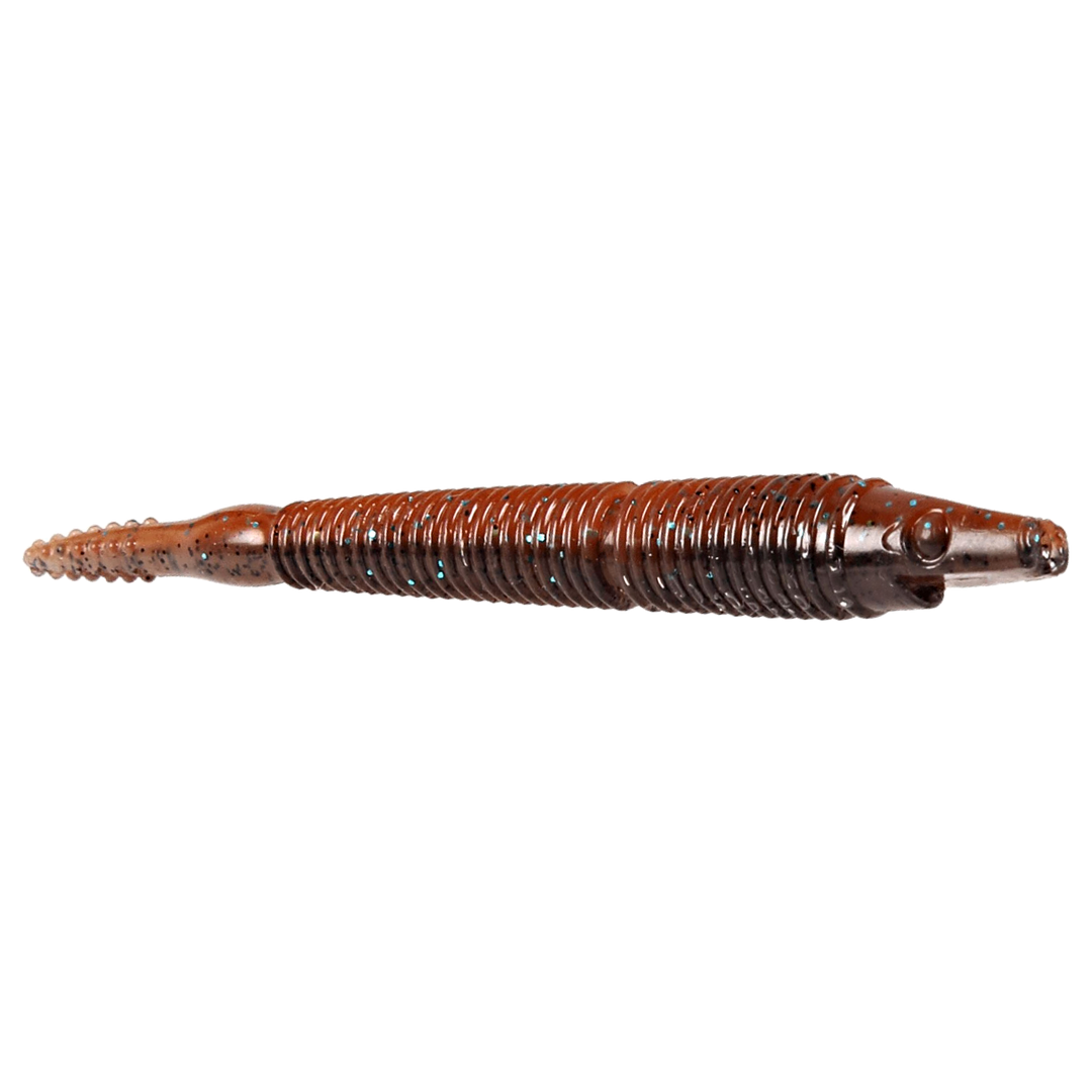 CWC Pigster Crawler Jigi 10cm Cinnamon Smoke Flake sivulta, pää oikealla