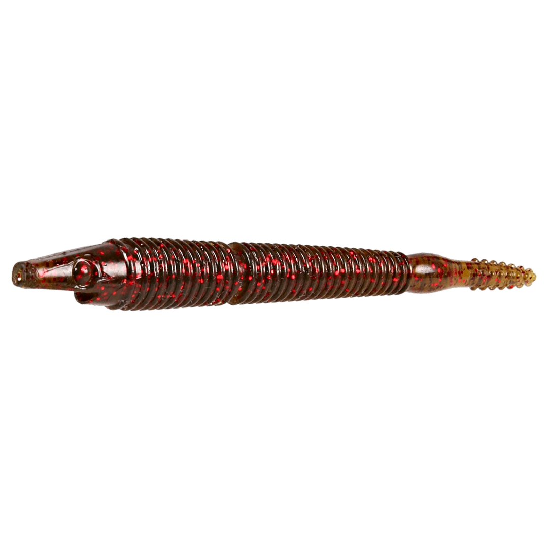 CWC Pigster Crawler Jigi 10cm Watermelon Red Flake sivulta, pää vasemmalla