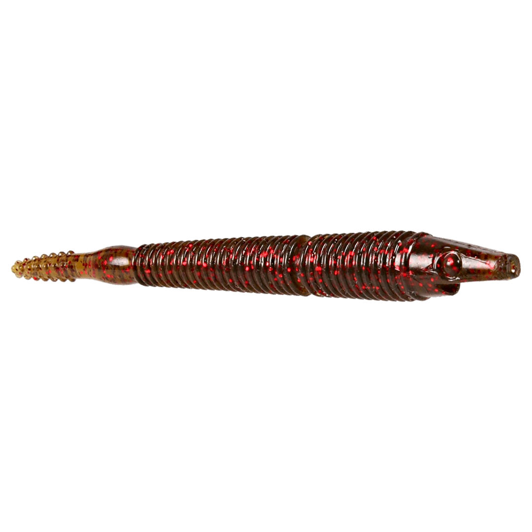 CWC Pigster Crawler Jigi 10cm Watermelon Red Flake sivulta, pää oikealla