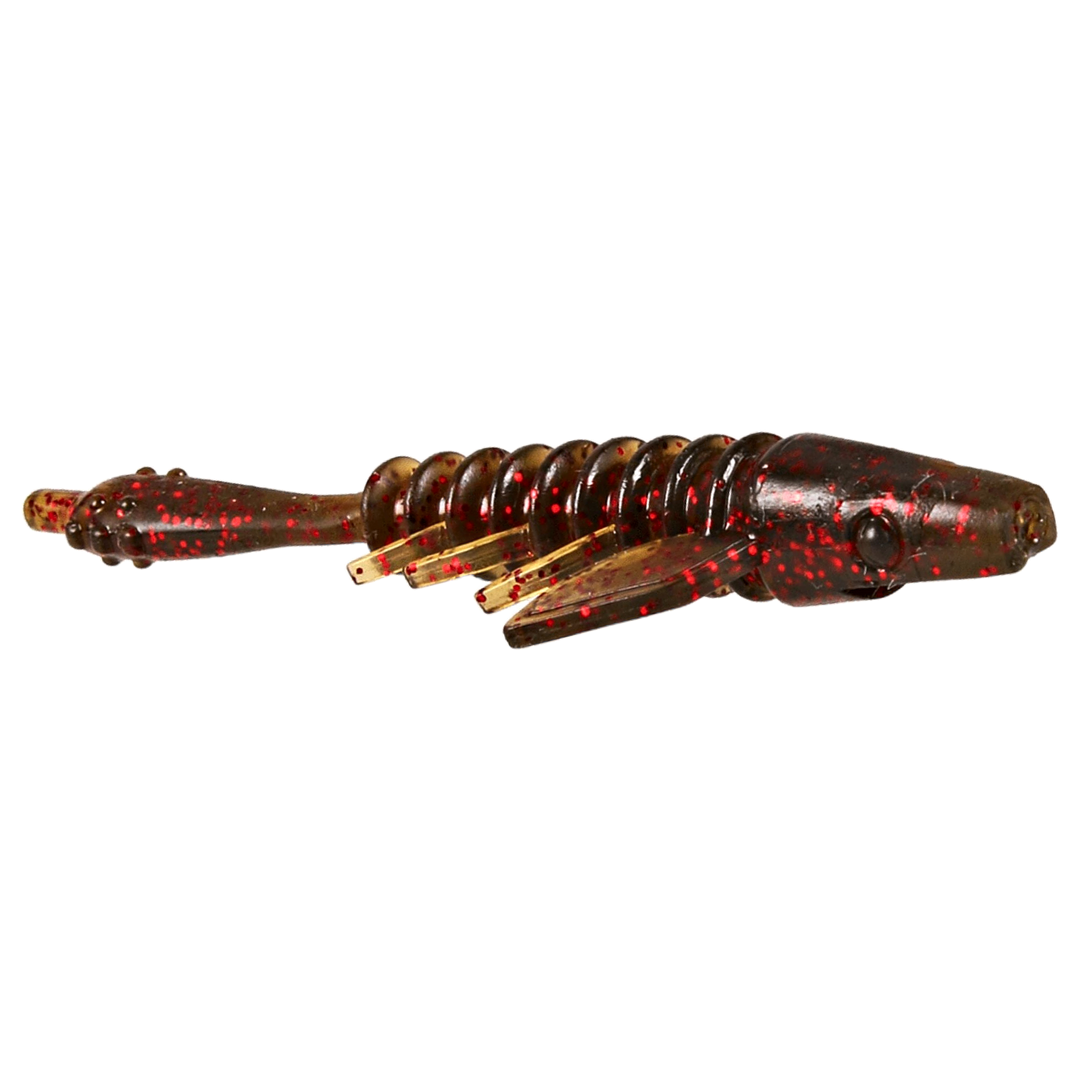 CWC Pigster Gecko Jigi 8.5cm Watermelon Red Flake sivulta, pää oikealla