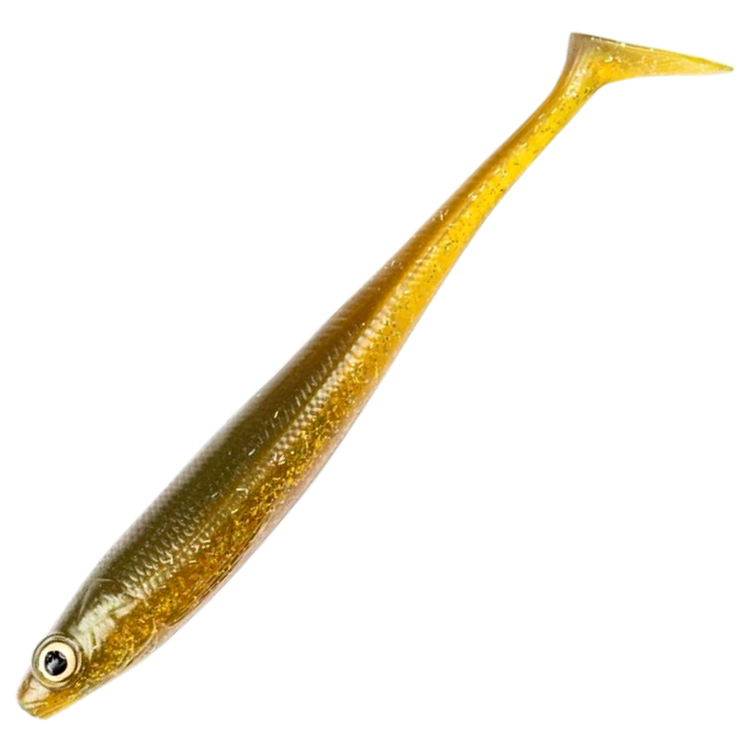 Daiwa Prorex Duckfin Shad 2.0 Haukijigi 20cm 45g, väri Golden Shiner: oliivinruskea selkä ja kullankeltainen kylki