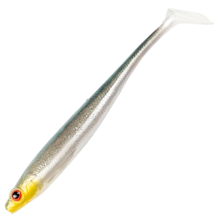 Daiwa Prorex Duckfin Shad 2.0 Haukijigi 20cm 45g, väri Headlight Flake: harmaa selkä ja hopeinen kylki