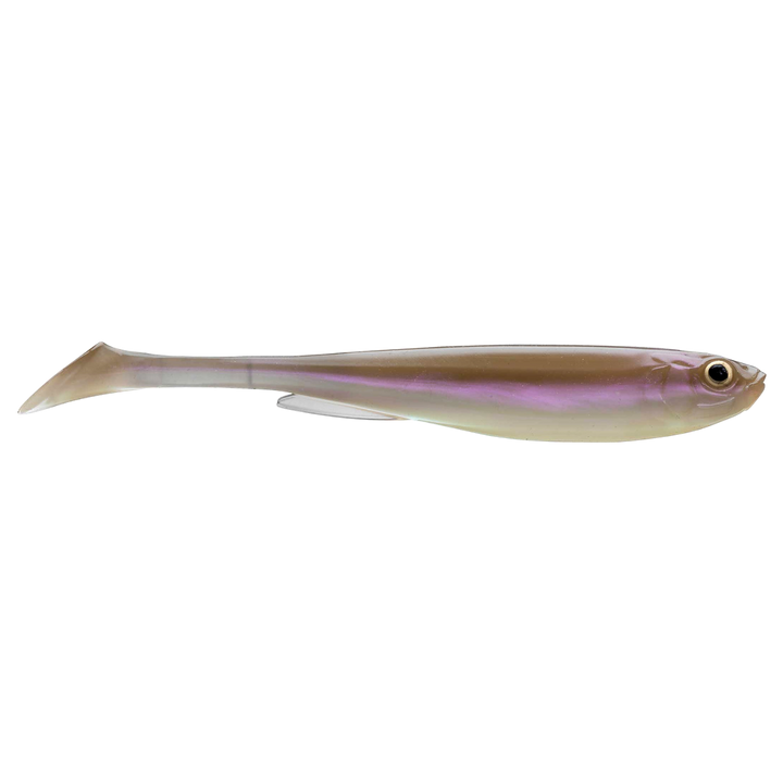 Daiwa Prorex Slim Shad Y 16cm Jigi Wakasagi sivulta, pää oikealla