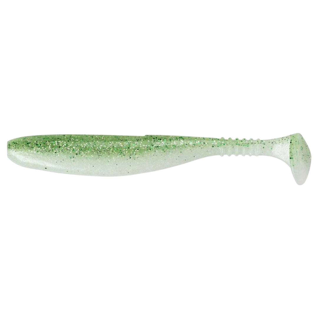 Daiwa Tournament D´Fin 7.5cm Jigi Bleak sivulta, pää vasemmalla