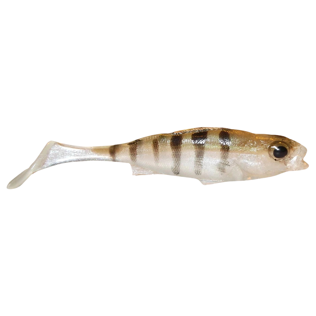 Dominator URSB Ahven Lapiopyrstö Jigi 7,5cm BZP sivulta, pää oikealla