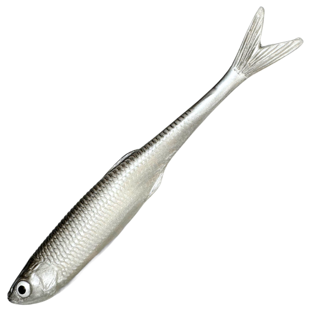 Dominator URSB Salakka Kalapyrstö Jigi 12.5cm, väri CP: tumma selkä ja hopeinen kylki