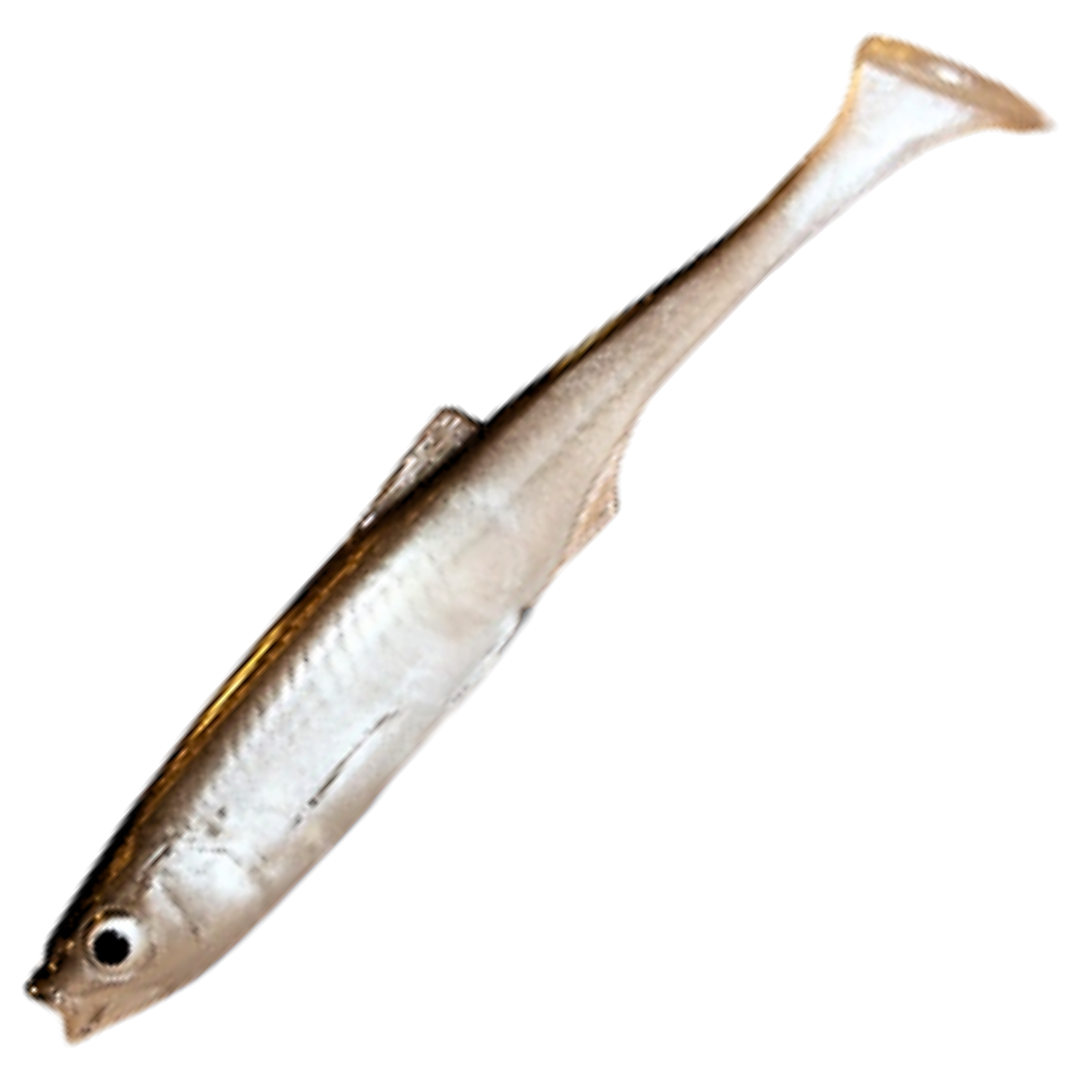 Dominator URSB Salakka lapiopyrstö Jigi 10cm, väri CP: ruskeanharmaa selkä, hopeinen kylki ja vaalea pyrstö