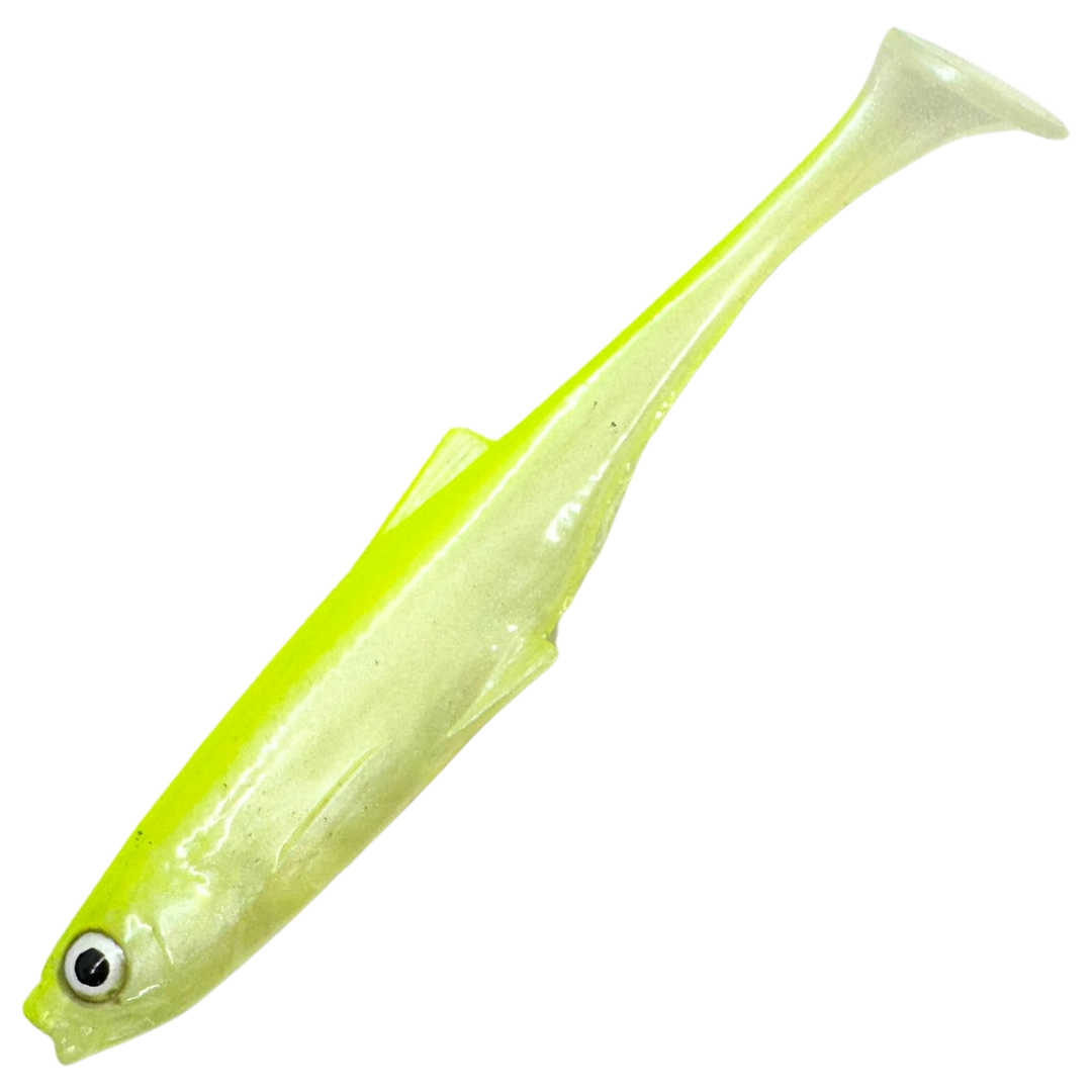 Dominator URSB Salakka Lapiopyrstö Jigi 10cm, väri UVP: kellanvihreä runko