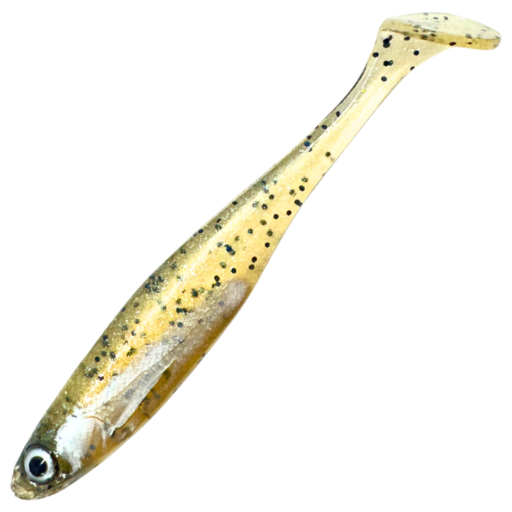 Dominator URSB Salakka Lapiopyrstö Jigi 7,5cm, väri BZP1: harmaa selkä, kellertävä kylki ja tummat pilkut