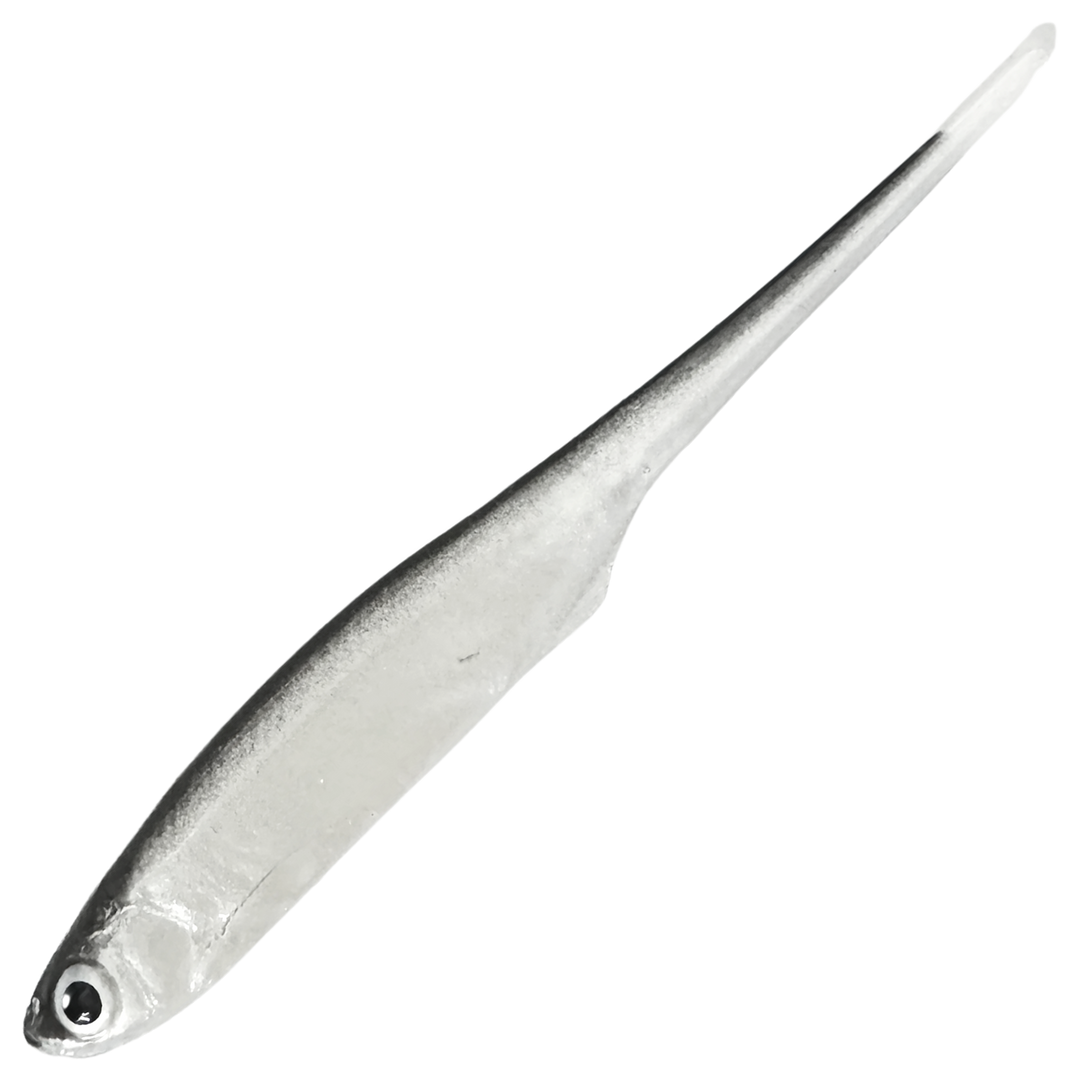 Dominator URSB Salakka Piikkipyrstö Jigi 8cm, väri CP: harmaa selkä ja hopeanvalkoinen kylki
