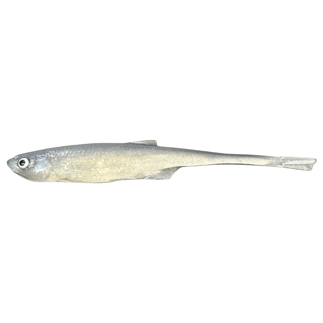 Dominator URSB Salakka V-pyrstö Jigi 11cm VNSN sivulta, pää vasemmalla