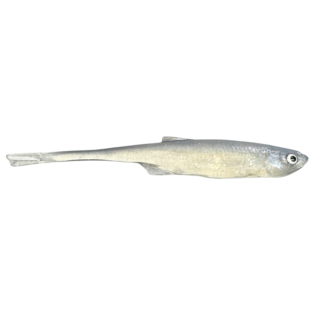 Dominator URSB Salakka V-pyrstö Jigi 11cm VNSN sivulta, pää oikealla