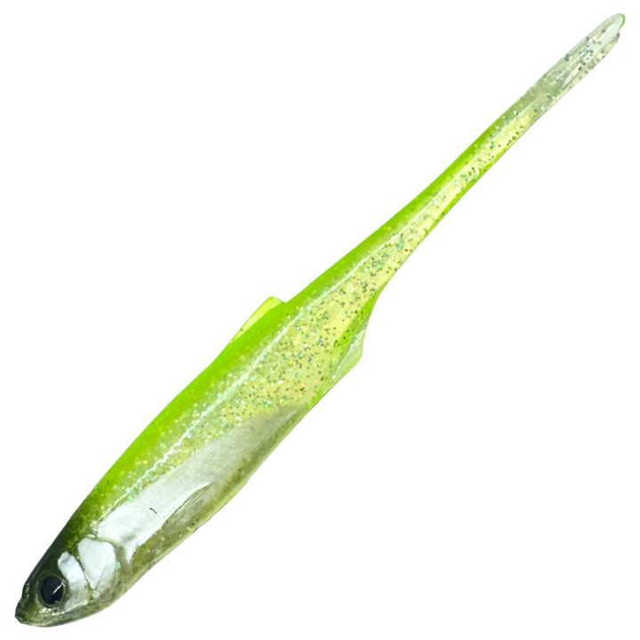 Dominator URSB Salakka V-pyrstö Jigi 11cm, väri VUVHS: kellanvihreä hileinen runko
