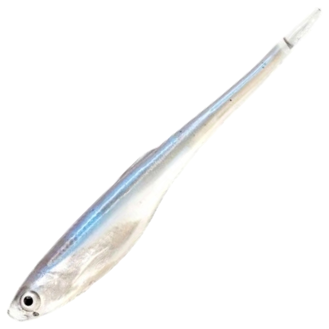 Dominator URSB Salakka V-Pyrstö Jigi 7,5cm, väri VNPX: sininen selkäviiva ja hopeinen kylki
