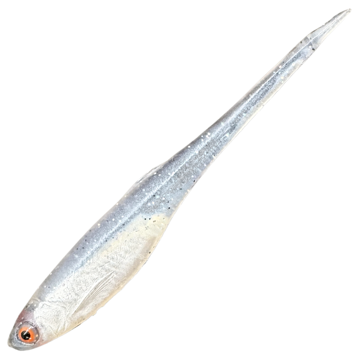 Dominator URSB Salakka V-Pyrstö Jigi 7,5cm, väri VNS: läpikuultava hopeanvalkoinen runko