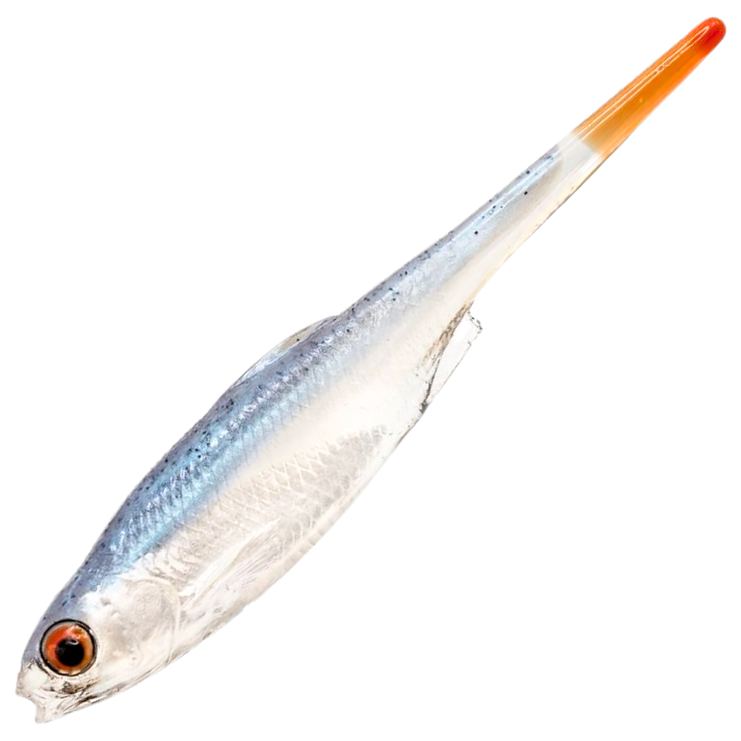 Dominator URSB Särki Piikkipyrstö Jigi 8cm, väri NPX: sininen selkä, hopeinen kylki ja oranssi pyrstö